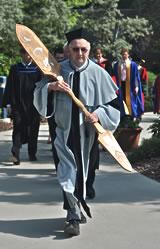 UBC Okanagan University Mace - Dr. Piotr Wrzesniewski, Mace Bearer