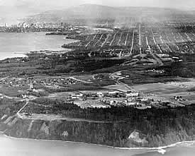 UBC Point Grey campus and City of Vancouver (1945)