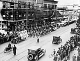 Great Trek, downtown Vancouver, October 1922 - UBC Archives photo #1.1/1437