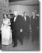 The Queen, President Mackenie, Prince Philip, and Dal Grauer