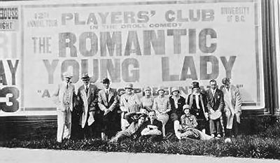 Players' Club 12th annual tour: "The Romantic Young Lady", 1927 -- UBC 1.1/13110-4