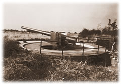 Gun emplacement at Point Grey Fort